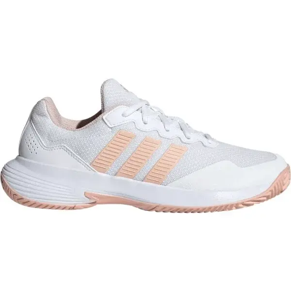 adidas GAMECOURT 2 W Dámska tenisová obuv, biela, veľkosť 41 1/3