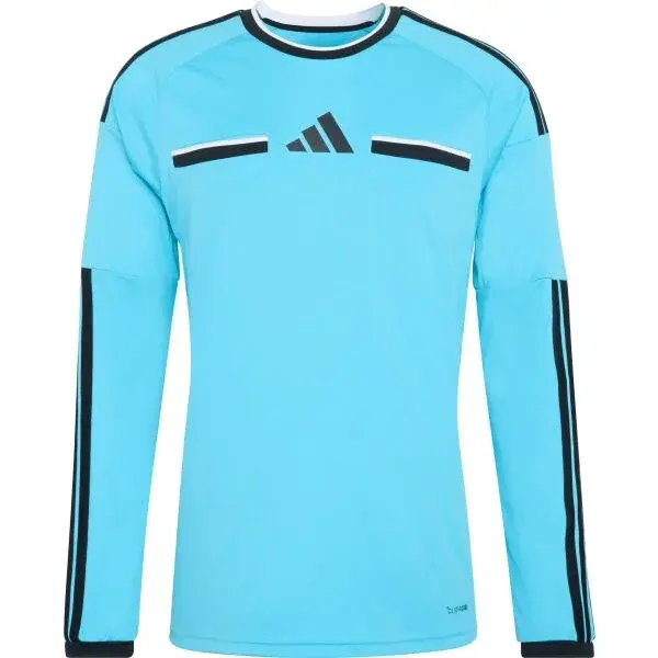 adidas REFEREE 26 JERSEY SL Pánske rozhodcovské tričko, tyrkysová, veľkosť