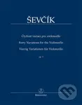 Čtyřicet variací pro violoncello op. 3 - Otakar Ševčík, Tomáš Jamník - kniha z kategorie Škola hraní