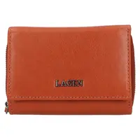 Malá dámská kožená peněženka Lagen Clio - koňak