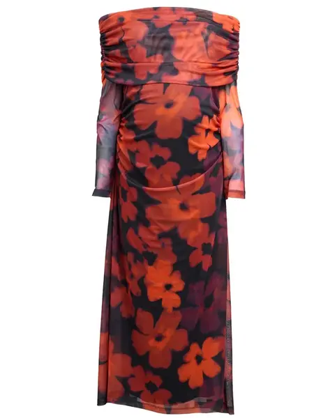 Next Šaty  červená / čierna