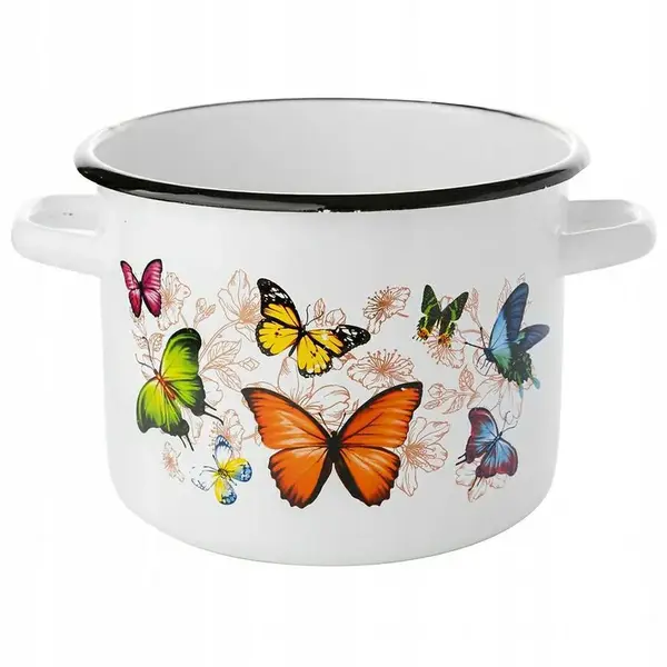 Hrnec 22 cm Motýli 7 l