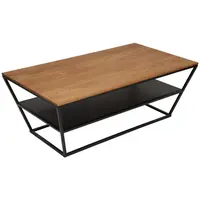 Boxxx KONFERENČNÍ STOLEK, černá, divoký dub, dřevo, kov, 100/60/40 cm