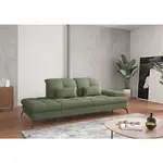 Sit & More LENOŠKA, textil, olivově zelená