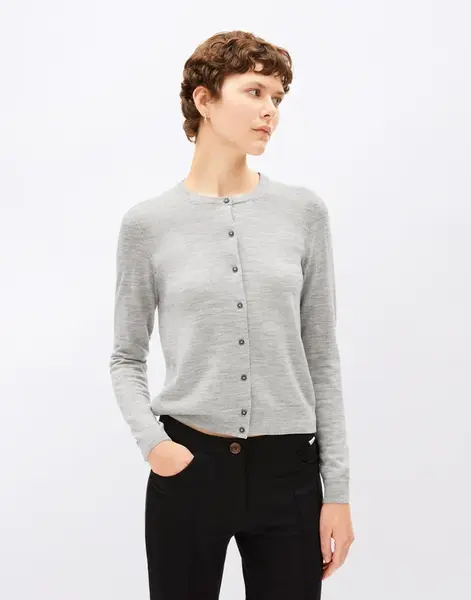 Armedangels Ophaliaa Merino 203 light grey melange XS