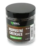 Nikl rozpustné criticals boilie calanus & krill 250 ml - 18 mm