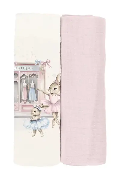 Jamiks kojenecká plena PETITINO 2-pack