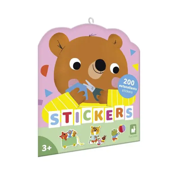 Janod Stickers Samolepky Školka 200 ks od 3 let