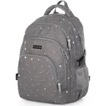 Studentský batoh OXY SCOOLER Grey geometric