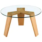 Livetastic KONFERENČNÍ STOLEK, dub, čiré, přírodní barvy