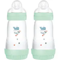 MAM Perfect Star Anti-colic Bottle antikoliková láhev 2m+ Mint 2x260 ml