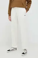 Tepláky Vans béžová barva