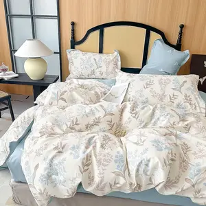 Povlečení bavlněný satén ALBS-01370B 200x220 Lasher