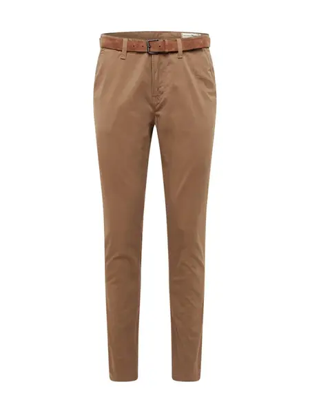 TOM TAILOR DENIM Chino nohavice  svetlohnedá