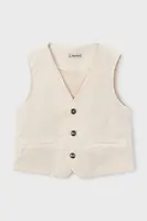 Dětská vesta s příměsí lnu Mayoral