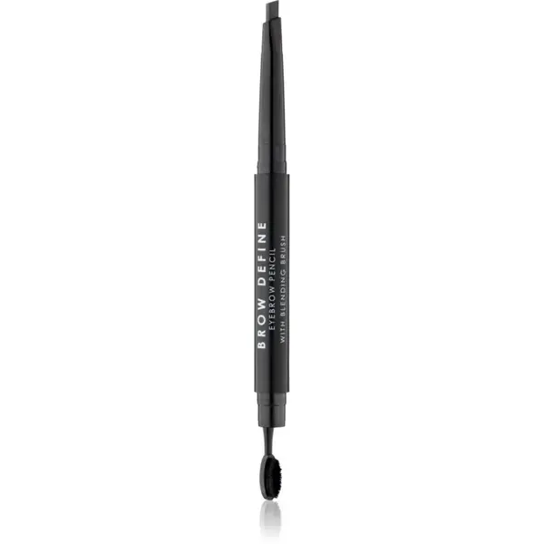 MUA Makeup Academy Brow Define tužka na obočí s kartáčkem odstín Black 0.25 g