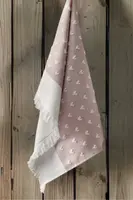 Kuchyňská utěrka HEARTS Růžová