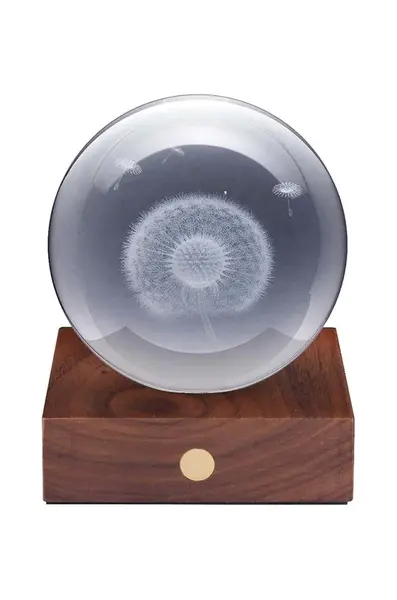 LED lampa Gingko Design Amber Crystal Light