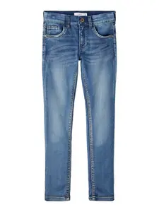 NAME IT Džínsy 'Theo'  modrá denim