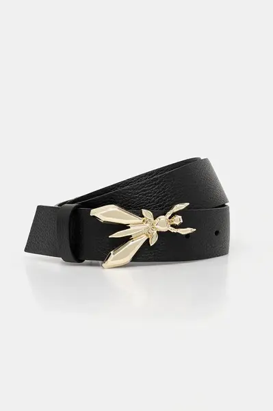 Kožený pásek Patrizia Pepe dámský, béžová barva, CW0471 L001