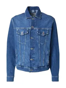 Pepe Jeans Prechodná bunda  modrá denim