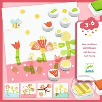 Pečiatkovanie: s kvetmi - hra z kategorie Vzdělávací hry