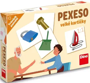 Pexeso předměty velké kartičky (poškozená)