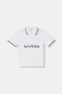 Dětská bavlněná polokošile Guess