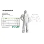 Kombinéza ochranná, MICROPOROUS, 2XL, STALCO