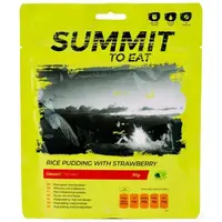 SUMMIT TO EAT RÝŽOVÝ NÁKYP S JAHODAMI 90 G Dehydrovaná strava, dummy, velikost