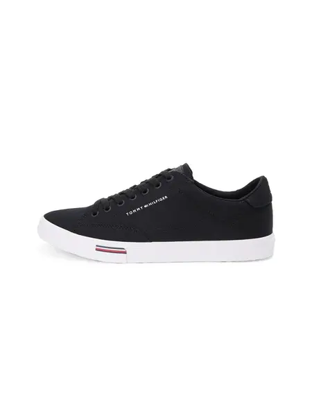 TOMMY HILFIGER Nízke tenisky  čierna / biela