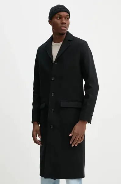 Vlněný kabát Samsoe Samsoe SATESFA