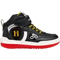 Geox J BUZZERLIGHT Chlapčenská voľnočasová obuv, čierna, veľkosť