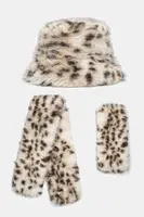 Čepice a šála Answear.LAB bílá barva