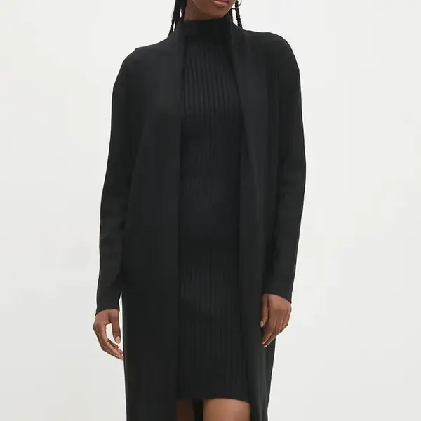 Šaty a svetr Answear.LAB černá barva