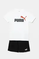 Dětská bavlněná souprava Puma ESS 2 COLOR No. 1 Logo Tee and Shorts Set