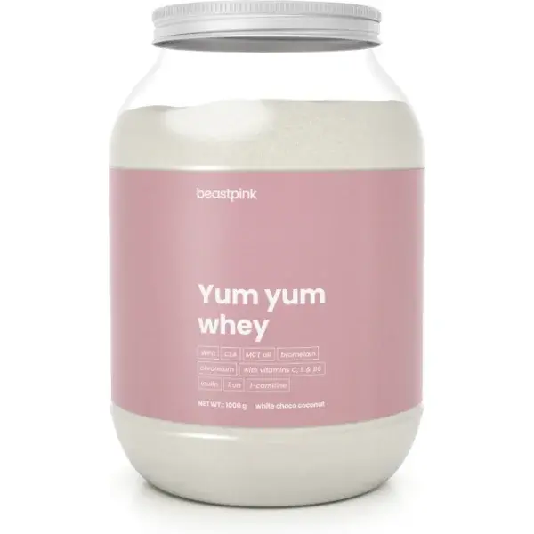 GymBeam YUM YUM WHEY PROTEIN 1 KG Protein pro ženy, , velikost 1 KG