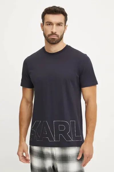 Bavlněné tričko Karl Lagerfeld