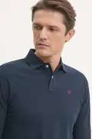 Bavlněné tričko s dlouhým rukávem Hackett London