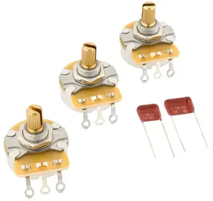 Fender Stratocaster Split Shaft Potentiometer And Capacitor Kit 3-Pack