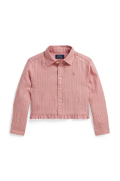 Dětská lněná košile Polo Ralph Lauren