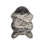 UMĚLÁ KOŽEŠINA, 55/80 cm, antracitová