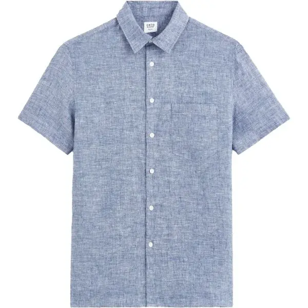 CELIO DAMARLIN Pánska letná košeľa, modrá, veľkosť