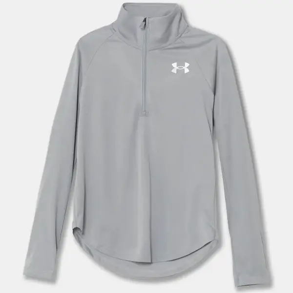 Dětská mikina Under Armour Tech Graphic 1 šedá barva, s potiskem, 1379532