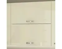 Horná kuchynská skrinka Karmen 80GU, 80 cm, svetlo šedá/krémová%