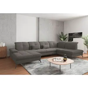 Sit & More SEDACÍ SOUPRAVA, textil, barvy grafitu