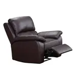 Cantus RELAXAČNÍ KŘESLO, textil, kůže, hnědá