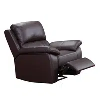 Cantus RELAXAČNÍ KŘESLO, kůže, textil, hnědá