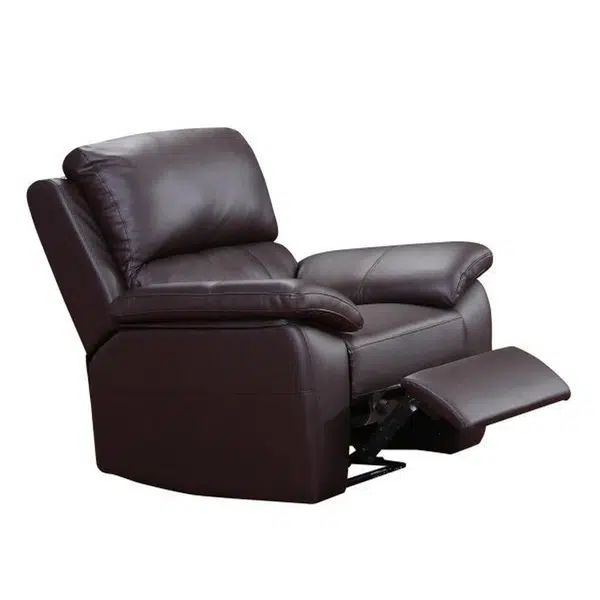 Cantus RELAXAČNÍ KŘESLO, kůže, textil, hnědá