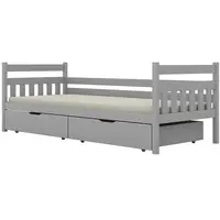 Postel Dawid velké zásuvky 80x180 šedá